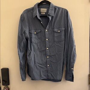Lucky Brand Blue Gingham Men's Shirt